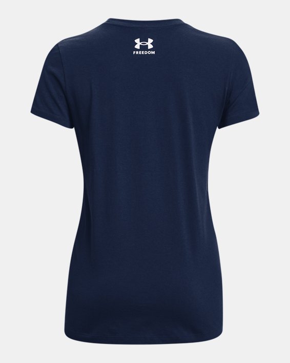 Women's UA Freedom Hook T-Shirt, Navy, pdpMainDesktop image number 5